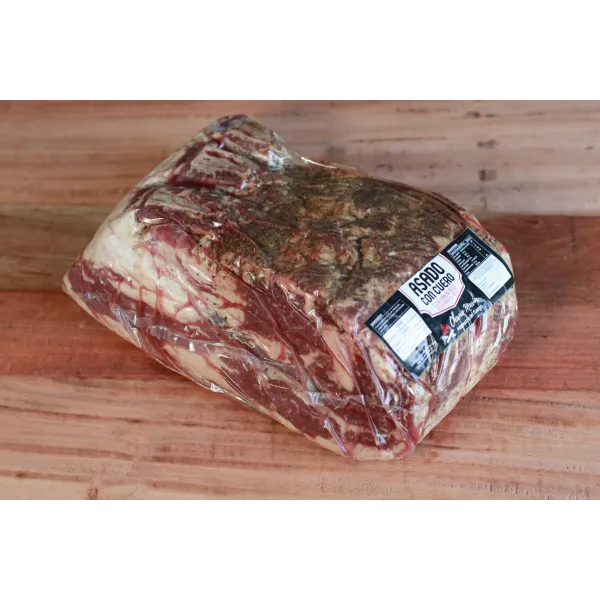 Asado con cuero corte premium