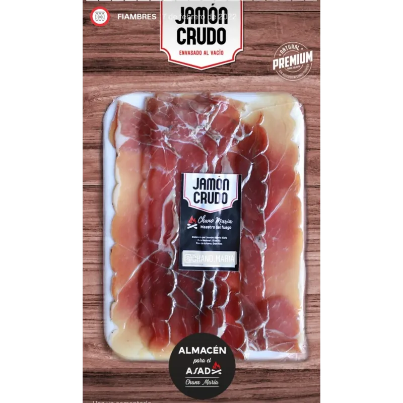 JAMON CRUDO TRADICIONAL (EN FETAS)