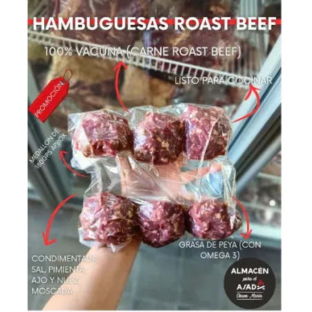 HAMBURGUESA ROAST BEEF (MADURADA)