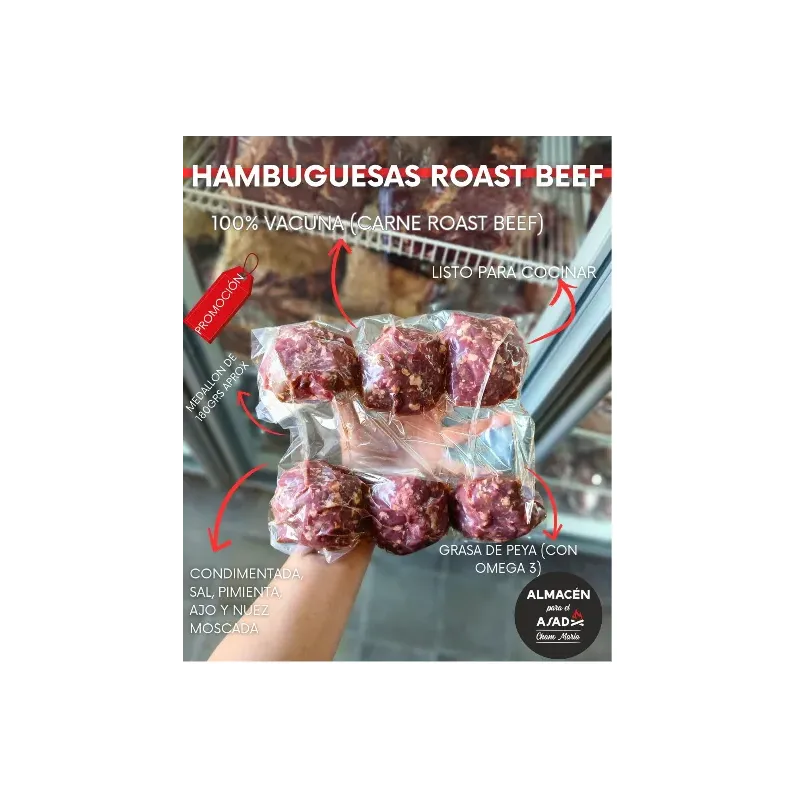 HAMBURGUESA ROAST BEEF (MADURADA)