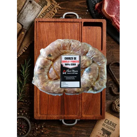 CHORIZO DE CIRUELA Y PANCETA