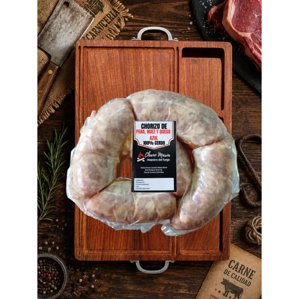 CHORIZO DE DE CERDO PERA NUEZ Y Q. AZUL