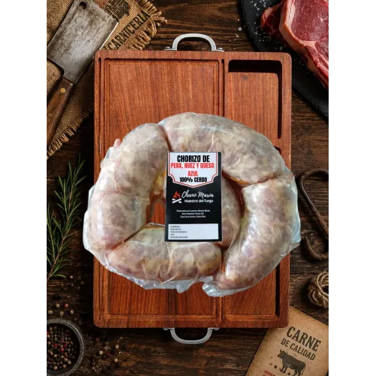 CHORIZO DE DE CERDO PERA NUEZ Y Q. AZUL