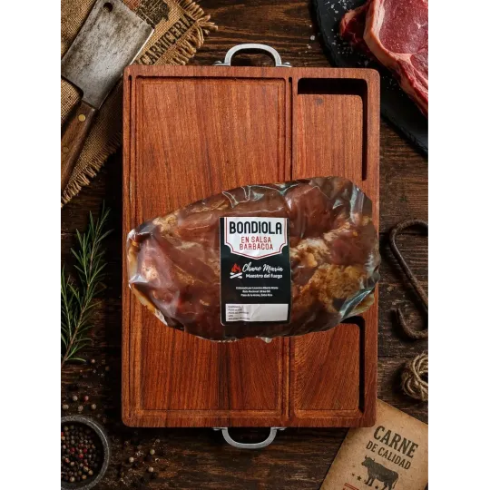 BONDIOLA DE CERDO EN BARBACOA