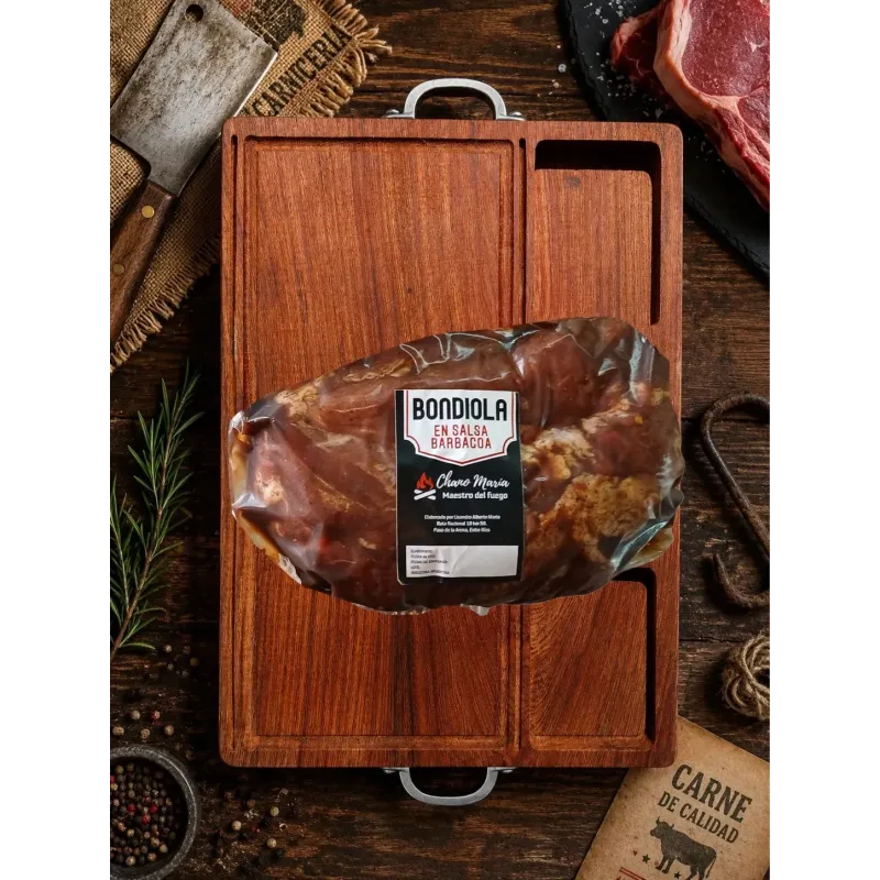 BONDIOLA DE CERDO EN BARBACOA