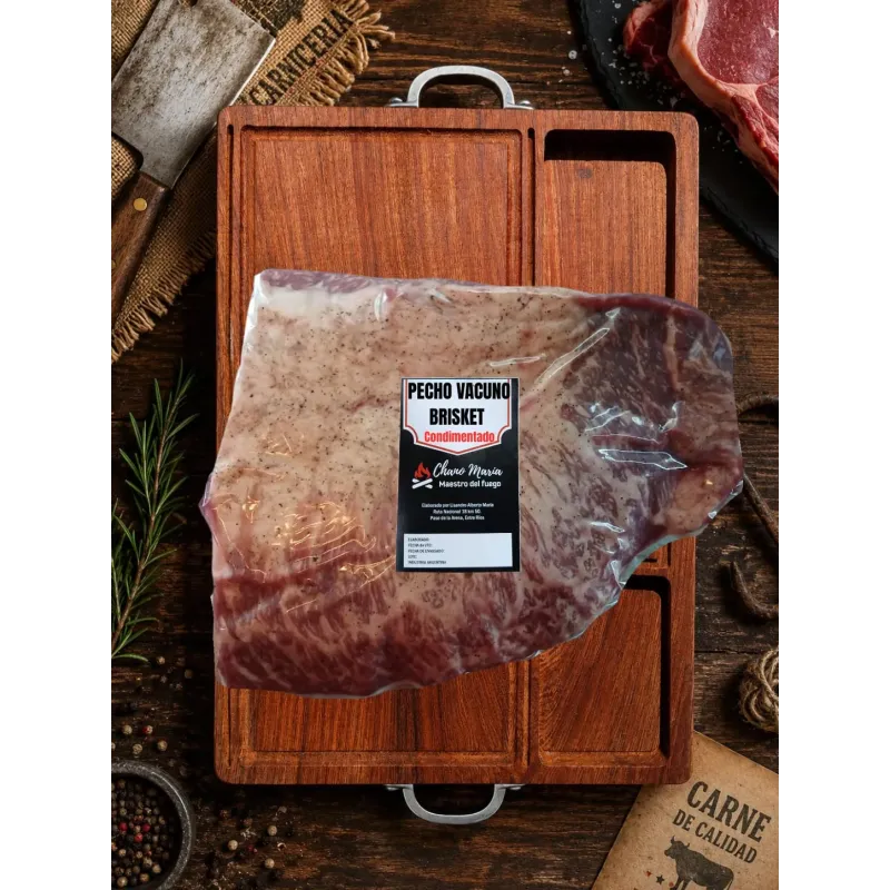 PECHO VACUNO "BRISKET" CONDIMENTADO